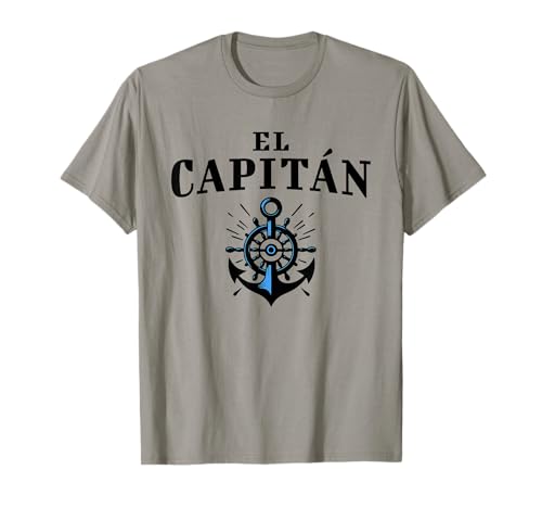 El Capitán, barco pontón marinero ancla vela Camiseta