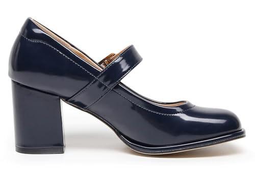Image of VenusCelia Women's Mary Jane Pump Heeled Shoe
