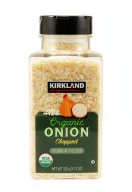 Kirkland Signature - Cebolla picada seca orgánica, 11.3 onzas