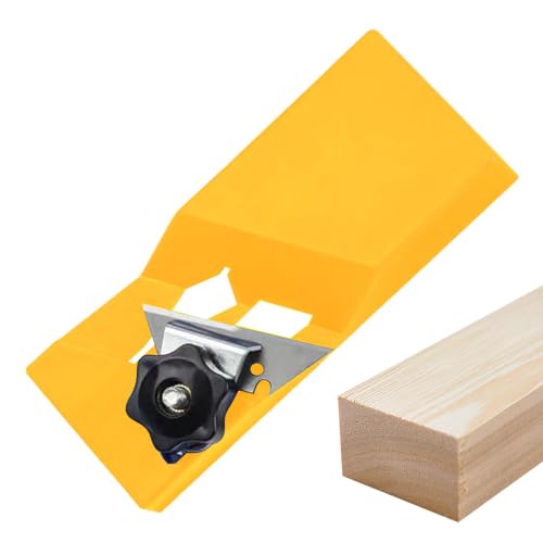 面取り平面、面取り工具平面 - 木工用面取り鉋45度木工エッジコーナープレーン - エッジエンドカッタートリマー、木の端を素早くトリミングするための手動カンナ、木工ツール
