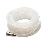 Hochdruck-resistenter pneumatischer Luftkompressor-Schlauch, 5 x 8 mm, mit Schnellverbindern für zuverlässige Leistung, Weiß 10 m