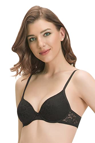Image of Amante Lace Padded Underwire Full Coverage Bridal T-Shirt Bra