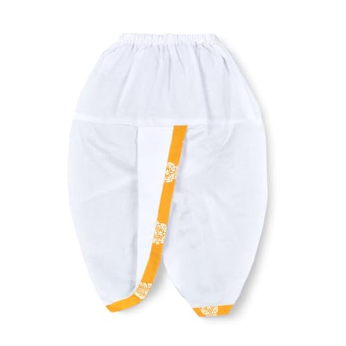Image of Baby Ethnic Wear Festival Organic Cotton Soft and comfortable Dhoti Kurta Set Saraswati Puja Dress Panjabi for Kids Boy Girls