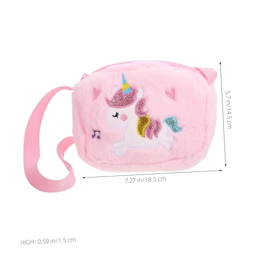 KESYOO Crossbody Bag for Cute Plush Coin Storage Pouch Comfortable Shoulder Purse for Everyday Use and Special Occasions Design4