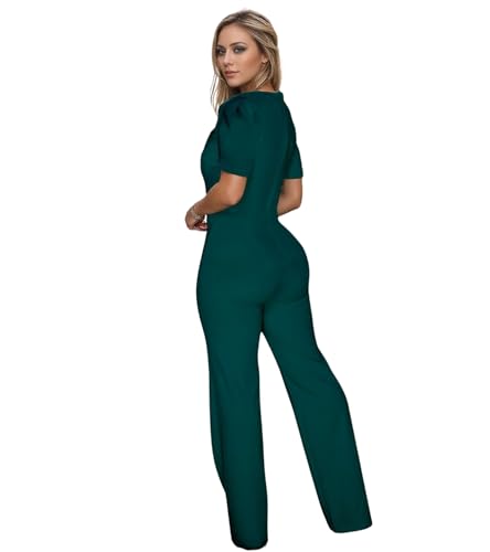 Image of Jigfar Women Sexy Elegant Bodycon Jumpsuit Going Out Romper Birthday Party Club Night Outfits