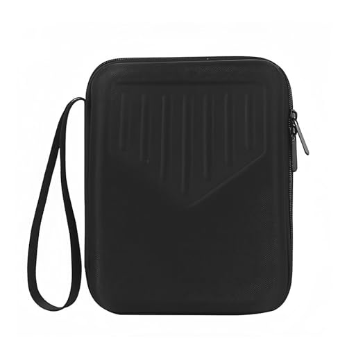 Musiin Kalimba Daumenklavierkoffer für 17 Tasten, verdickt, stoßfest, wasserdicht, Aufbewahrungstasche, Instrumentenzubehör (schwarz)