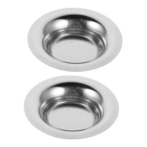 ULDIGI 2 Pièces Plateau de Fusion de Cire Réutilisable Acier Inoxydable Support Résistant Chaleur pour Diffuseur Huiles Essentielles et Chauffe-Huile...