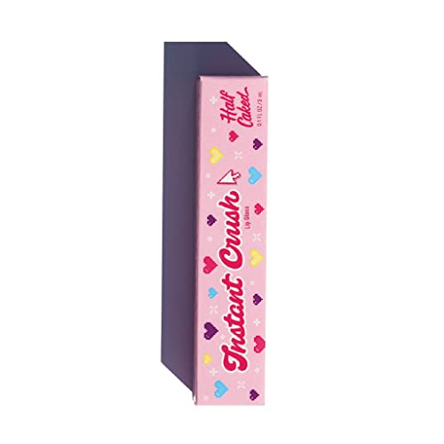 Half Caked Instant Crush Lip Gloss | Vegan & Cruelty-Free, Long-Lasting, High Shine, Non-Sticky | 3Ml (Clear Cut) #TOP1