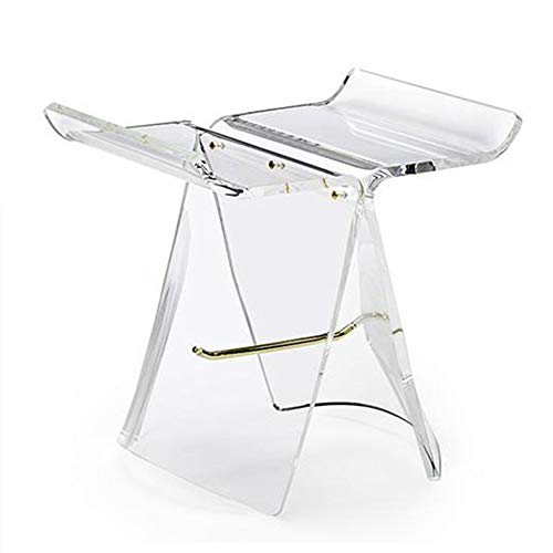 GE&YOBBY Creative Acrylic Coffee Table,Transparent Buffterfly Shelf,pl