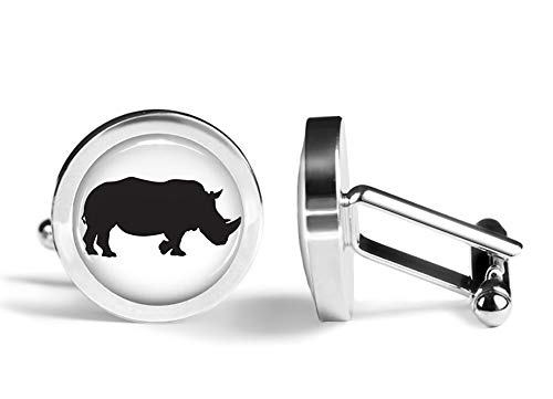 Mancuernillas Rhino Rhinoceros Angled Edition miniatura 1