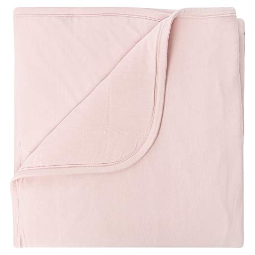 Image of KYTE BABY Baby Blankets - Made from Soft Bamboo Rayon Material to Keep Your Little Ones Cozy and Warm - Solid 1.0 tog (One Size, Blush)