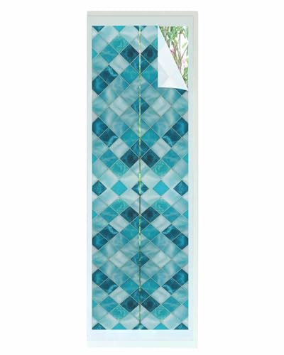 Película Privacidad para Ventanas Azul Teal 17.7x78.7 in miniatura 1