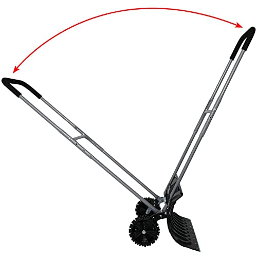 Casl Brands RIC-167 Snow Shovel With Wheels thumb #1
