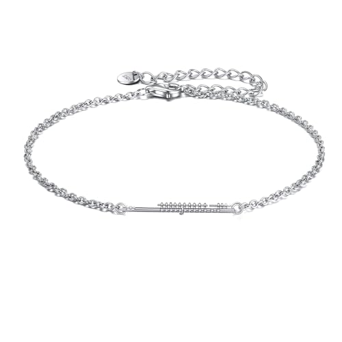 YAFEINI Violin Cello Flute Gifts for Women 925 Sterling Silver Flute Violin Bow Bracelet Jewelry Music Gifts for Violinist Cellist Flute Lovers