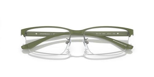 Image of Emporio Armani mens Ea1147 Rectangular Prescription Eyewear Frames