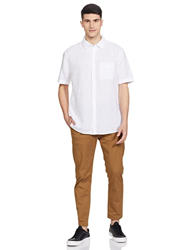 Image of Marks & Spencer Men's Solid Relaxed Fit Shirt