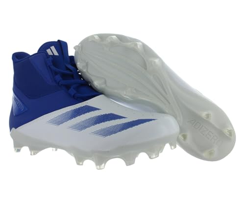 Adidas Adizero Chaos Lineman - Men's (IF5120, White/White/Team Royal Blue) Size 11.52