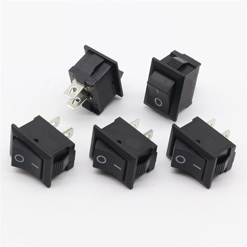Interrupteur à bascule KCD1 110V 250V : bouton poussoir 2 broches pour remplacer un contacteur défectueux