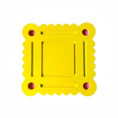 Milageto Table Mahjong Flottante Léger Table Mahjong Flottante Facile à Déplacer Divertissement Aquatique pour Piscine, 450x450x40, Flower Shape