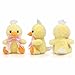 WENMOTDY Duck Stuffed Animal Baby Duck Plush with Big Bow Tie Cute Stuffed Animal Birthday Easter Gift for Kids 10’’