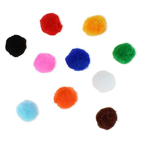 Miniatura 2 de Fixo Kids Set De 52 Pompones Manualidades Grandes 5 Cm Diámetro Colores Surtidos Material De Manualidades Perfecto Para Actividades Escolares Con Niños