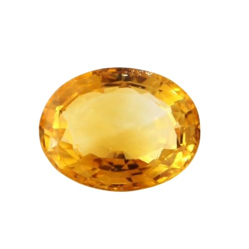 インド製 16.25 Ratti Sunela Stone オリジナル認定天然シトリン成功宝石 男女兼用 (ラボテスト済み)-B0D49SNP9K