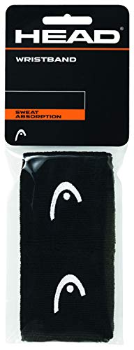 Image of Head Cotton Wristband | Color: Blue | Size: 2.5 Inches | Material: Cotton /Nylon | Pack of 2 | for Unisex | Extra Comfortable Feel | Embroidered head Design | for Sports & Fitness