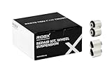 RIDEX 771R0046 Reparatursatz Radaufhängung unten Hinten Links Hinten Rechts innen mit Montagehülsen 70mm Aluminium Gummi 12mm 56mm 212g
