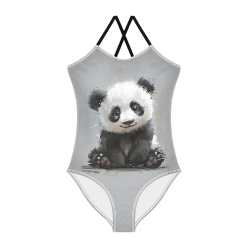 Image of Girls One Pieces Swimsuit Cute Beach Swimwear with Adjustable Strap 3-10 Years