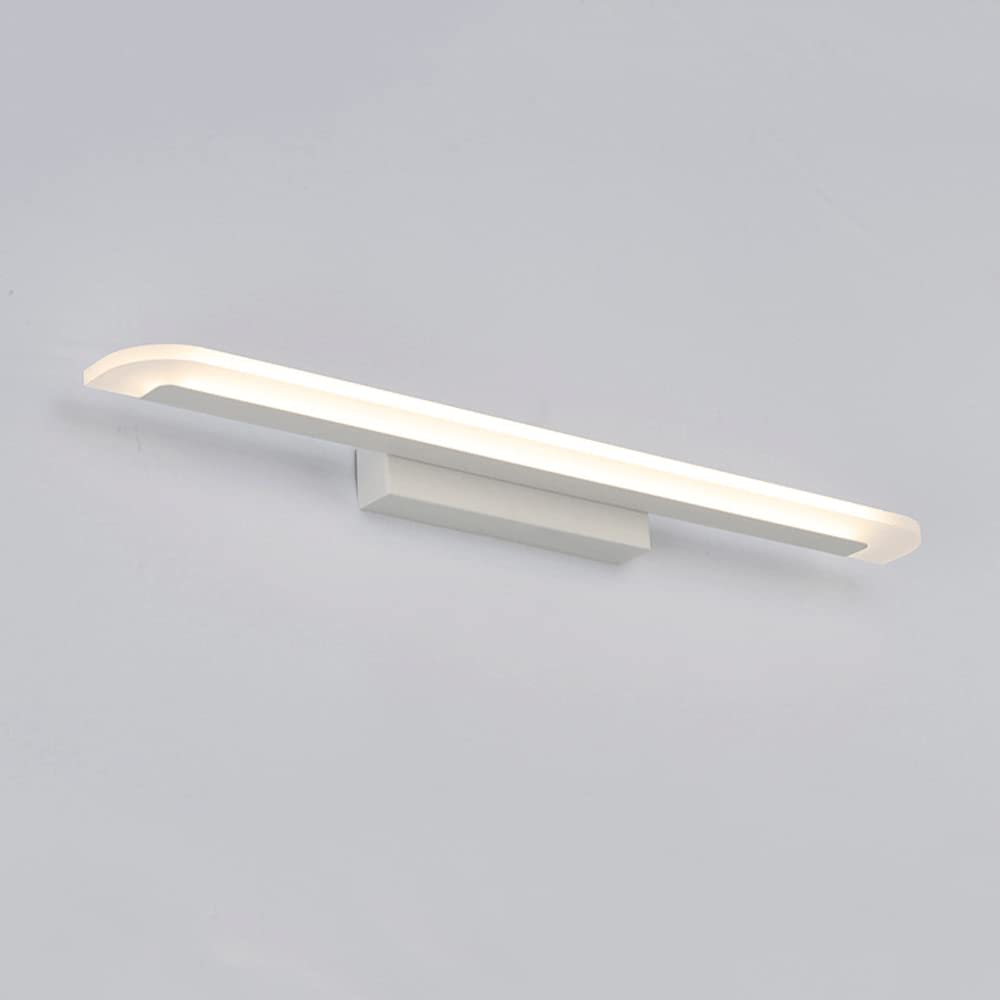 Luci di cortesia a LED in Acrilico, luci di cortesia per Bagno a LED Bianco Freddo 6000K, luci di cortesia Bianche Moderne a Striscia Lunga per Sala d'esposizione della Galleria del corridoio