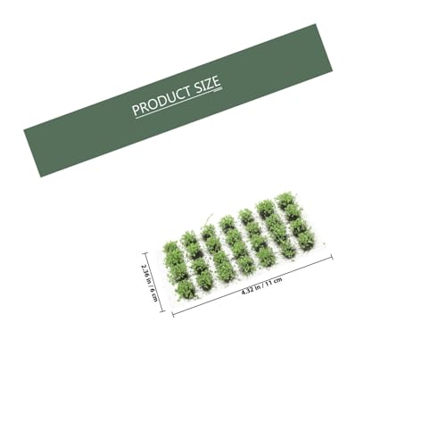 WEKADRIN 1箱 ミニ花蔟模型植被 七色緑 ミニハウス装飾用リアル風景用小型花クラスターデコレーション 小園クラフト用