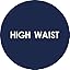 High Waist Navy Blue
