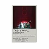 Korean Movie Poster The 8 Show 2024 K-drama Film Poster (1) Canvas Painting Wall Art Poster for Bedroom Living Room Decor 08x12inch(20x30cm)