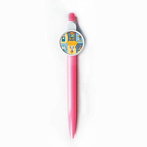 Stylo à bille rétractable bleu DIYthinker aux motifs de parc pour écrire au quotidien