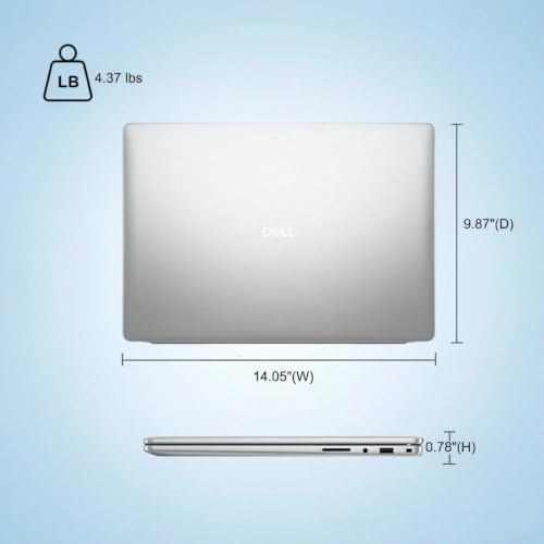 Image of Dell 16 Business Laptop 16 inch 2K WUXGA Comfortview Touchscreen Intel 10-core Core 7 150U 64GB DDR5 2TB SSD Backlit Fingerprint Wi-Fi6E FHD Camera Type-c ExpressCharge Long-Lasting Battery Win11