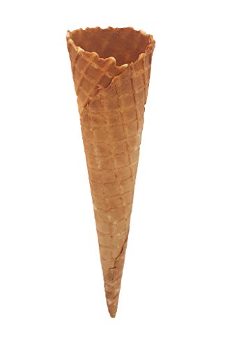 Cucuruchos de helado 'Long Tom' vegano 200xØ56mm (60 piezas)