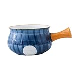 ELAYARD Tazón para Sopa con Asa Multifunción Bol Delicado para Desayuno y Comida Japonesa para Uso Doméstico y Restauración para Arroz Fideos y Ensaladas