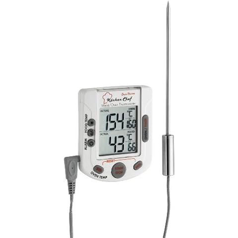 TFA Dostmann Küchen-Chef Duo-Therm Digitales Grill-Braten-/Ofenthermometer Cover