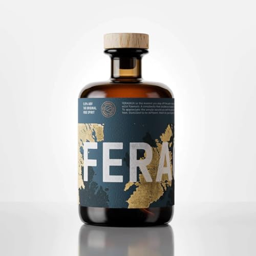 Feragaia - 0.0% ABV | The Original Free Spirit 700ml / 23.6 oz, - Handcrafted in Scotland, Distilled Non-Alcoholic Spirit - Refreshing Depth of Flavor - Zero Sugar, Low in Calories - Gluten Free & Vegan