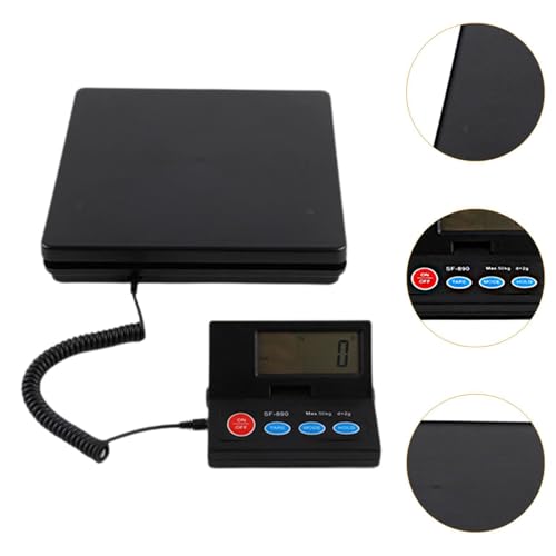 Báscula de plataforma con función tara, LCD 110 lb miniatura 4