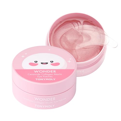 TONYMOLY Wonder Ceramide Mochi Eye Patches, 30 Pairs - Ceramide & Collagen