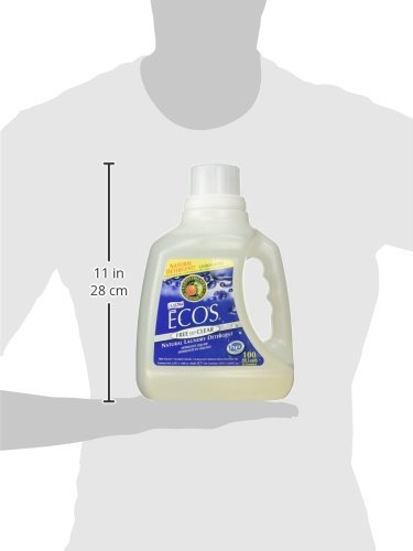 Earth Friendly Products Ecos Hypoallergenic Liquid Laundry Detergent Free & Clear, 100 Ounce #TOP2