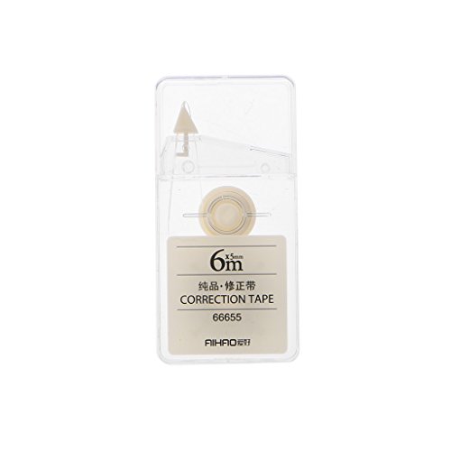 Cinta correctora de secado rápido, rodillo simple, blanco y fácil de usar, para la escuela, para papelería, recambio de Typex, lindo bolígrafo de dibujos animados Tippex Tipex