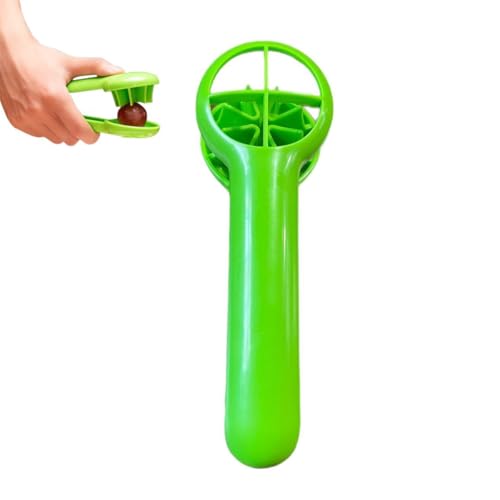 NentMent Grape Cutter Grape Tomato Slicer with Ergonomic Long Handle Handheld Strawberry Cutter Quarter Slicer Tools for Grapes Cherry Tomatoes On The Vine Strawberries Veggies Fruit Salad