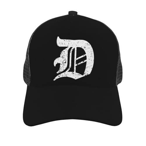 Detroit-5 Mesh Baseball Cap - Classic Adjustable Peaked Cap, Trucker Hat for Men and Women2