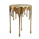 table ronde alu maison du monde POINT DE MIRE ÉLÉGANT : Cette table d'appoint s'intègre harmonieusement aux styles modernes, glamour et extravagants, devenant le centre d'attention de chaque pièce.