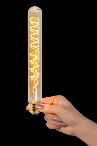 Lucide LED Bulb - Filament Bulb - 3,2 cm - LED Dim. - E27-1x5W 2200K - Amber, 3.2 cm (Diameter) - Image 3