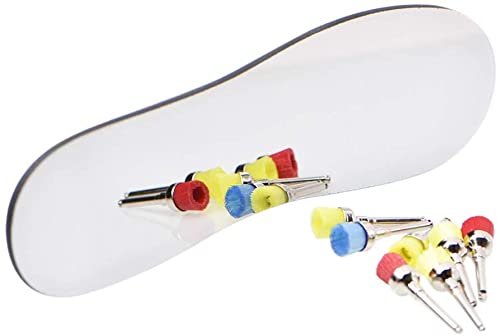 Dental Two-Sided Reflector Photographic Oral Mirror Titanium Plated Glass Intraoral Mirror(5 Count) #TOP3