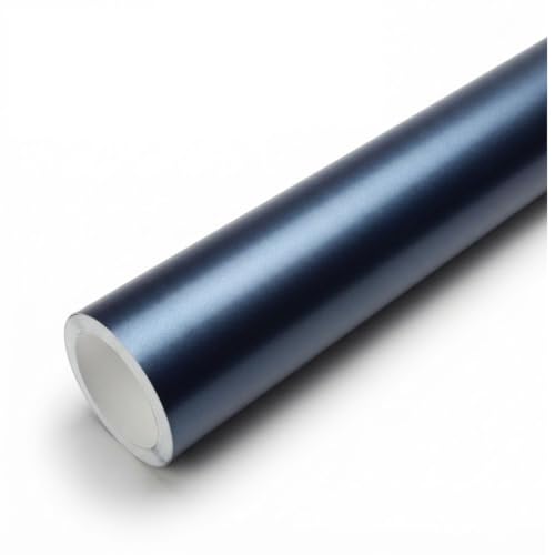 Image of WISDOM Midnight Blue Self Adhesive Wallpaper for Furniture & Cabinets Waterproof, Easy to Clean Peel and Stick Vinyl Film Kitchen Cabinet, Wardrobe, Shelf & Home Decor Makeover (20x48 in)