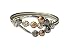 Worry ring, anxiety ring, spinner ring, bead ring, argentium silver, 14kt yellow or rose gold fill